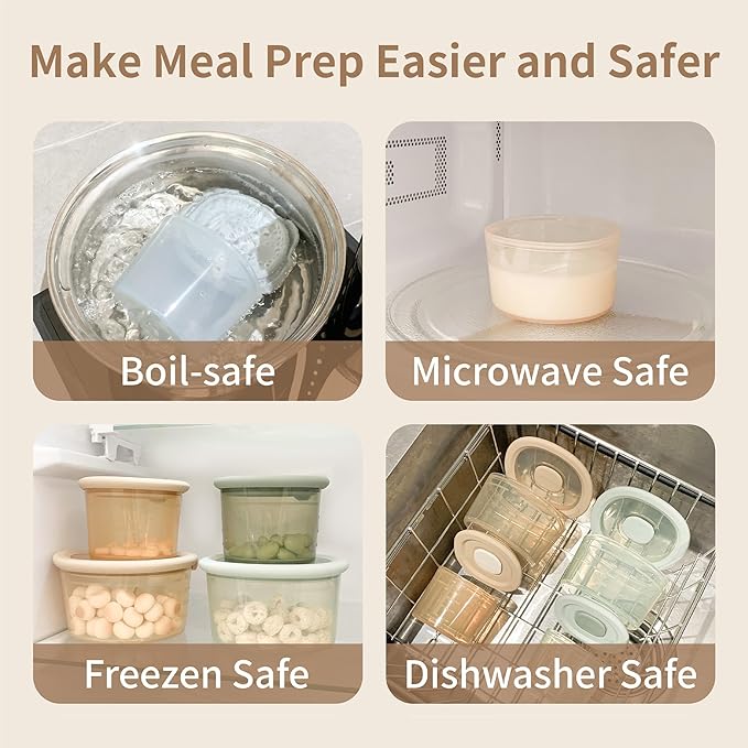 Moonkie Baby Storage Container Snack Lids - Image 7