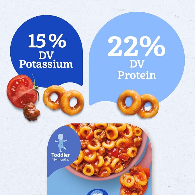 Gerber Toddler Food, Spaghetti Rings in Meat Sauce, Mealtime - Image 5