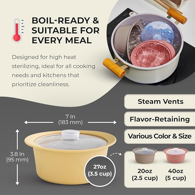 27oz Platinum Silicone Microwave Steamer Pot - Image 4