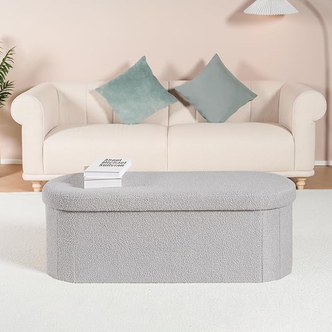 B FSOBEIIALEO Ottoman with Storage - Image 7