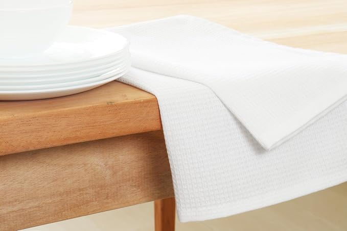 PurpleEssences Waffle Weave Kitchen Towel, 100% Cotton - Image 5