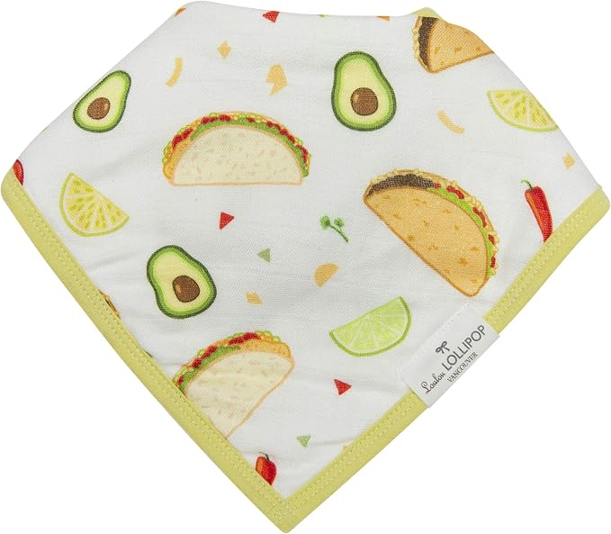 Loulou Lollipop Muslin Bandana Bib Drool Bib Set - Image 4