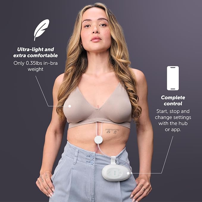 Elvie Stride 2 Hospital-Grade, App-Controlled Double Breast Pump - Image 5
