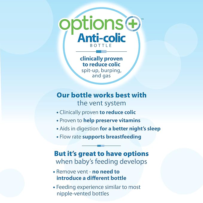 Dr. Brown’s Anti-Colic Options+ Wide-Neck Sippy Bottle Starter Kit, - Image 3