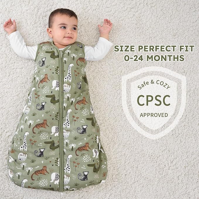 Yoofoss Baby Sleep Sack 6-12 Months, TOG 2.5 Baby Wearable Blanket - Image 6