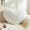 EastTree Heart Pillows, Love Throw Pillows Gifts, Ultra Soft Faux Rabbit Fur by EastTreeHomeGuide