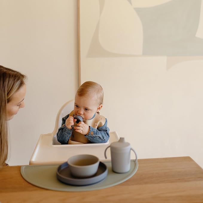 mushie Classic Silicone Suction Plate | BPA-Free Non-Slip Design - Image 3