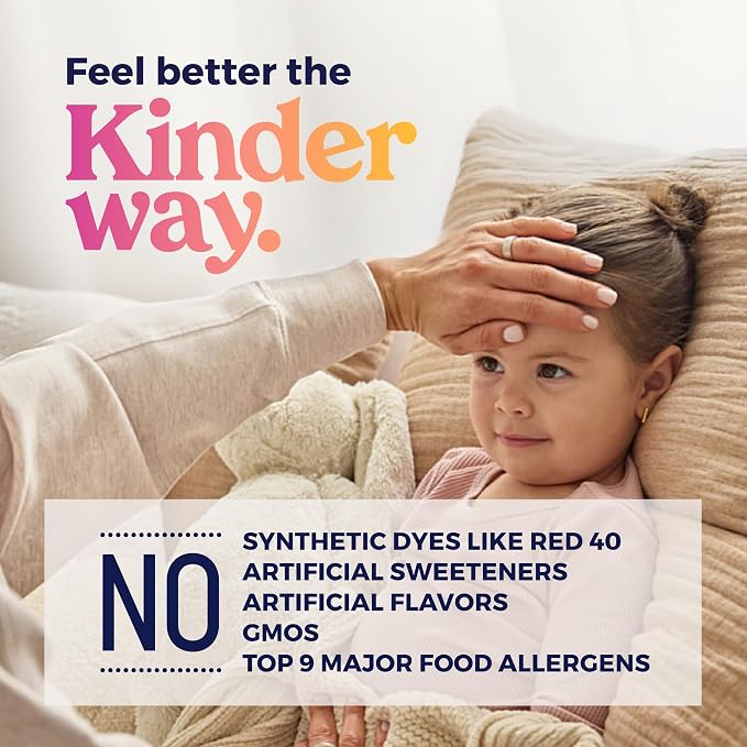 KinderMed Kids' Daytime Cough & Congestion Medicine, Ages 4-11 Years, No Dyes - Image 6