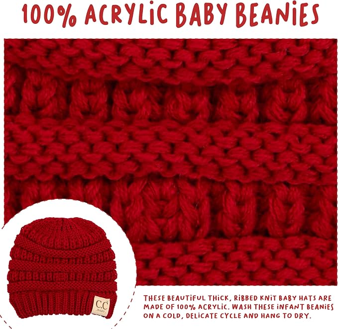 Funky Junque Baby Winter Hat – Cute Newborn Hats, Cozy Warm Infant Beanie - Image 5