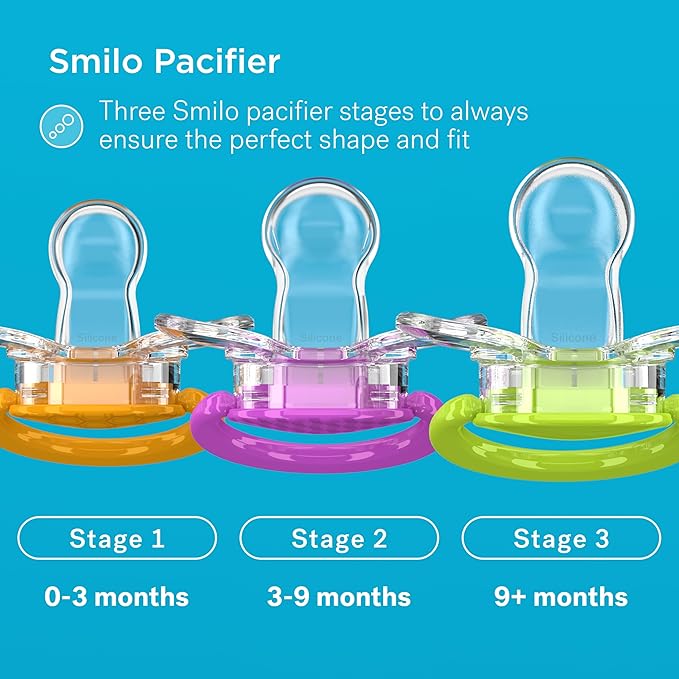 Smilo Baby Pacifier with Orthodontic Design - Image 5