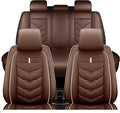 Leather Car Seat Covers Fit for LR Defender 2020-2025, 5 Seater Waterproof and by TENDER+GLOW