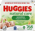 Huggies Natural Care Sensitive Baby Wipes, Hypoallergenic, 99% Purified Water by Huggies%C2%AE