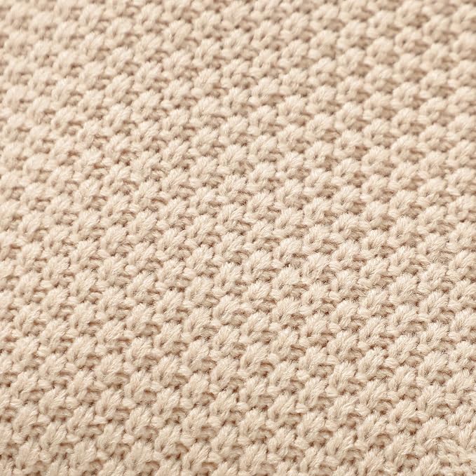 Neiwech Baby Blanket Knit Cozy Soft Lightweight Crib Stroller Nursery Receiving - Image 7
