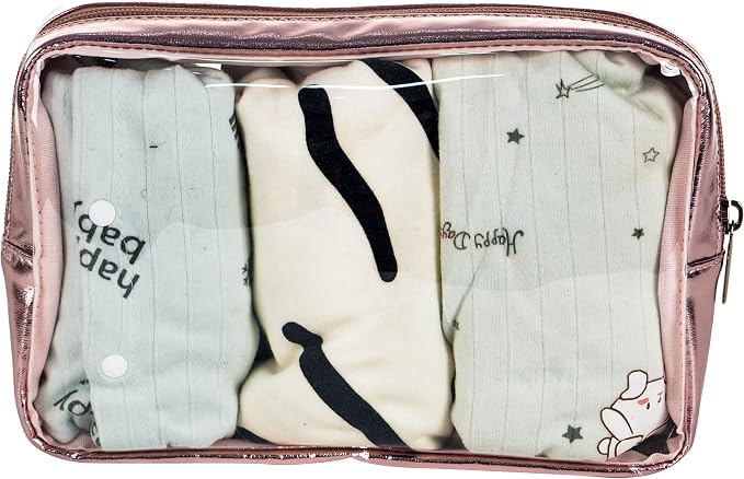 TSA Approved 5-Piece Diaper Bag Organizer Pouch Set Clear Waterproof TPU Kids - Image 5