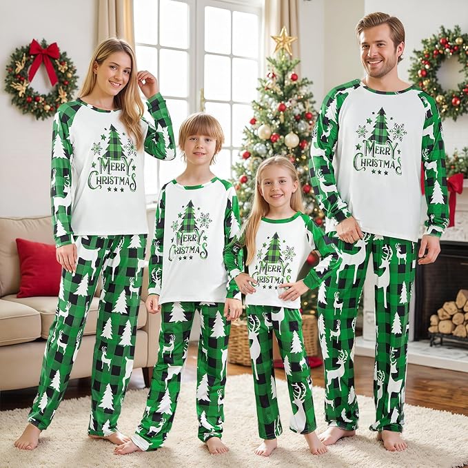 Awoscut Family Christmas Pajamas Matching Pajamas - Image 2