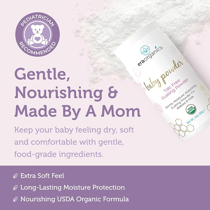 Era Organics Talc-Free Organic Baby Powder - Image 4