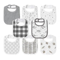 GLLQUEN BABY Muslin Drool Bibs for Boys Girls 8 Pack, Adjustable Baby Bibs for by GLLQUENBABY