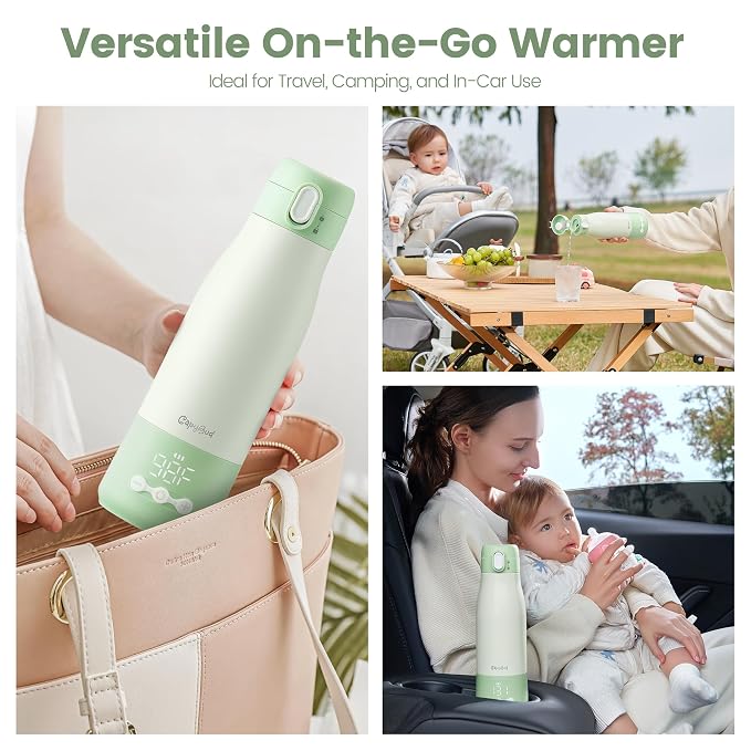 Portable Bottle Warmer for Travel, 3Min Fast Heating Bottle Warmer for - Image 5