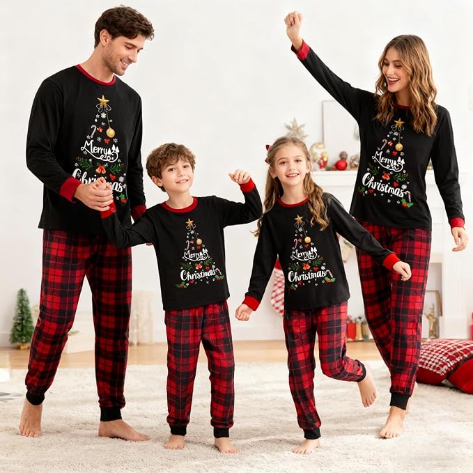 Awoscut Family Christmas Pajamas Matching Pajamas - Image 3