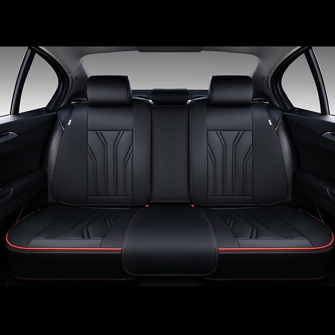 FLORICH Leather Seat Covers, Seat Covers Full Set, Car Seat Protectors 5 Seats - Image 6
