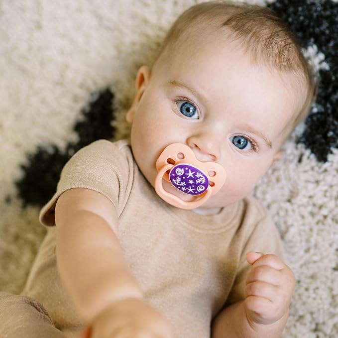 Dr. Brown's Advantage Glow-in-the-Dark Baby Pacifier, Fully Symmetrical Soother - Image 13
