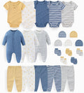 Unisex Baby Boy Girl Clohtes Pants Sets 23 pack Cotton Casual New born Clothing by JELYLOVE