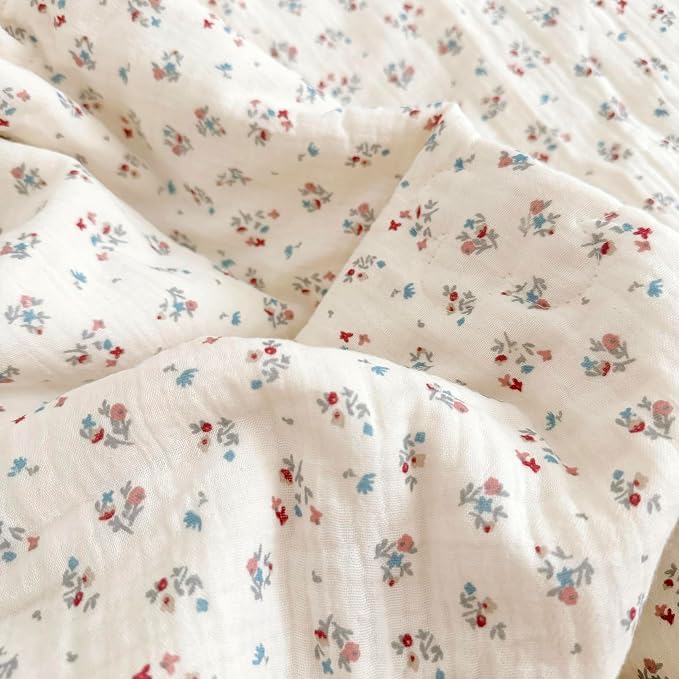 BuLuTu Girls Boys Kids Pillowcase Standard Size, Floral Pattern, Soft - Image 3