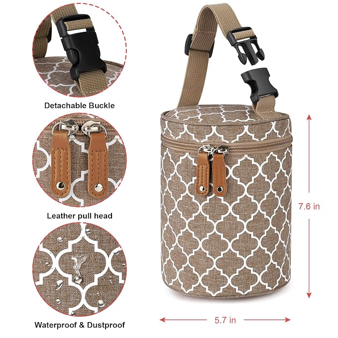 Accmor Breastmilk Cooler Bag, Insulated Baby Bottle Cooler Tote Bags - Image 3