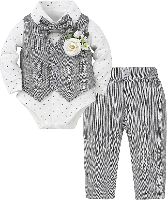Coco&RARA Baby Boy Clothes Suits Infant Gentleman Outfits, Formal Dress by CocoRARA