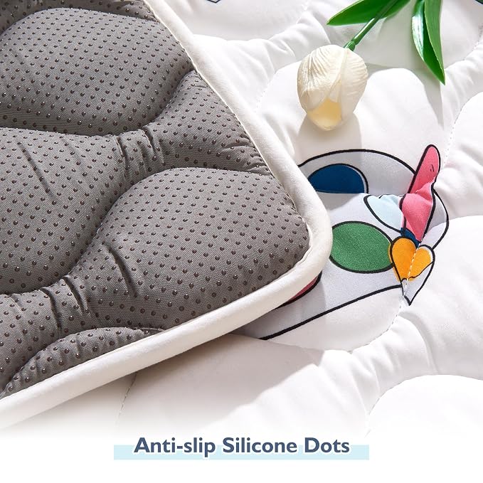 High-Density Foam Baby Play Mat, 47x47 Inches Thicken One-Piece Comfortable and - Image 2