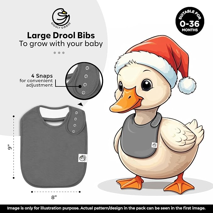 Premium Baby Bibs – 3 Pack for Boys & Girls | Natural Cotton, Super Absorbent - Image 4