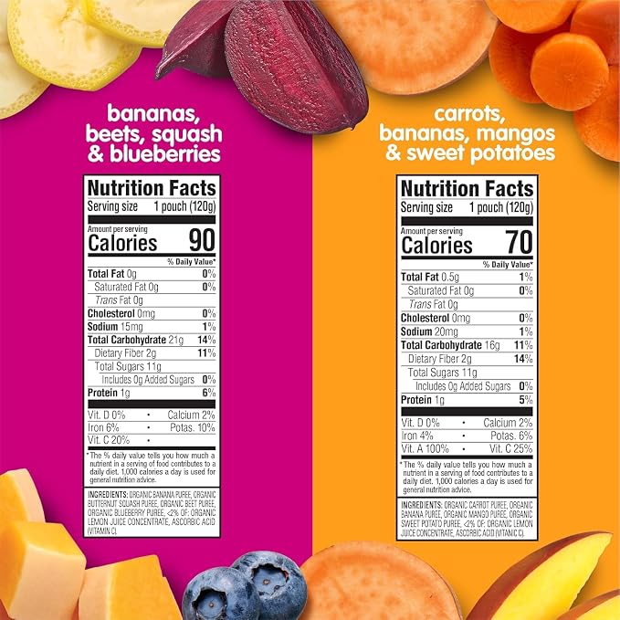 Happy Tot Organics Love My Veggies and Fiber & Protein Variety Packs - Image 2