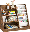 Kids Bookshelf for Bedroom Toddler Children Baby Bookcase 4-Tier for Nursery by HedoAjim