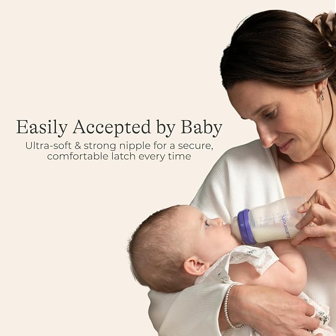 Lansinoh NaturalWave Newborn Gift Set – 3 Anti‑Colic 5 oz Bottles - Image 4