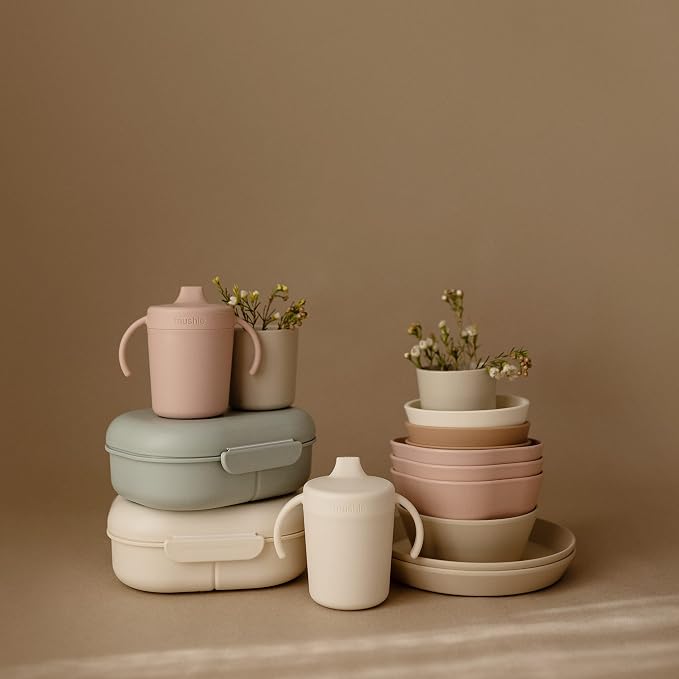 mushie Trainer Sippy Cup | Made in Denmark | Leak Resistant Twist-Off Lid & - Image 6