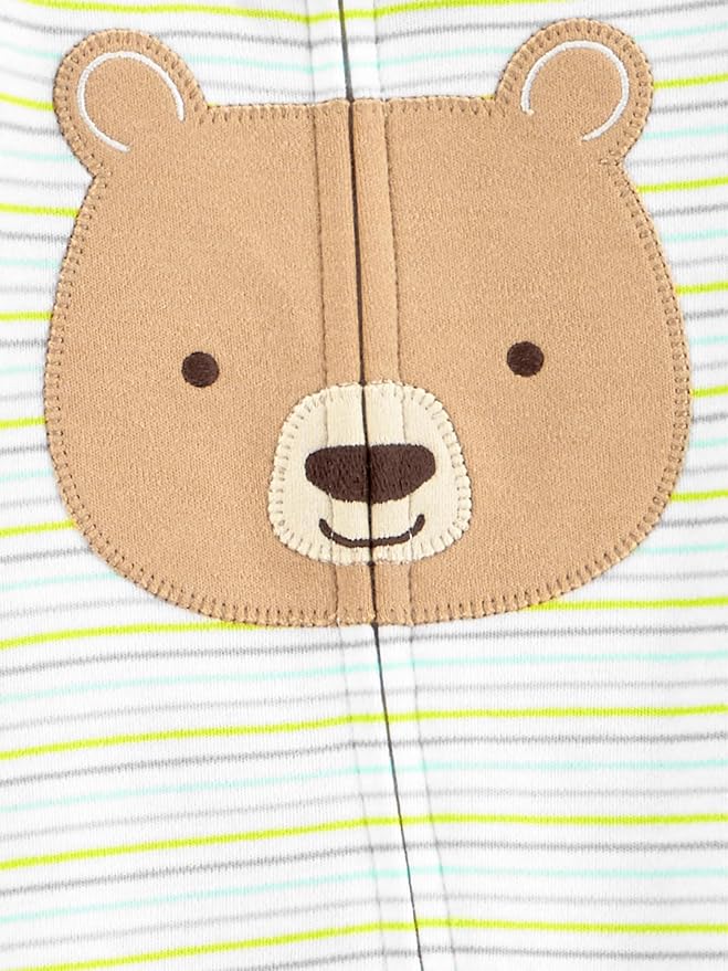 Simple Joys by Carter's Baby Neutral 2-Pack Cotton Footed Sleep and Play - Image 4