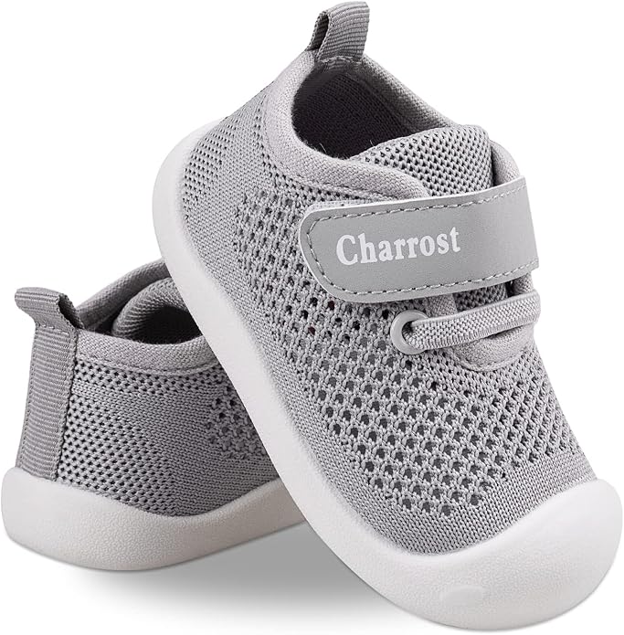 Baby Walking Shoes Toddler Girl Boy Soft Sole Breathable Cotton Canvas Shoes by Charrost