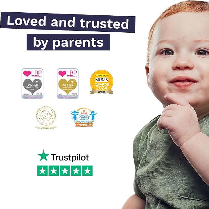 Pura Hypoallergenic Diapers Size 2 Monthly Pack, Totally Chlorine Free - Image 7