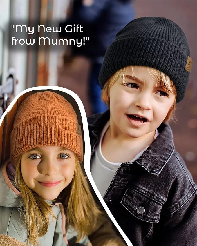 FURTALK Toddler Beanie Baby Boys Girls Beanies Kids Winter Hats Children Knit - Image 4