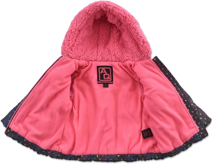 Arctic Quest Little Girls Bib Snow Pants and Ski Jacket Water-Resistant Snowsuit - Image 5