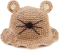 Baby Girl Straw Hat Outdoor Baby Sun Protection Hats Summer Bowknot Beach Cap by JANGANNSA