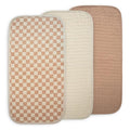 mushie Waterproof Changing Pad Liners | 100% Organic Cotton | Set of 3 by mushie