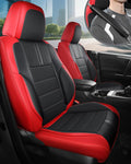 FREESOO Red Black Front Car Seat Covers by FREESOO