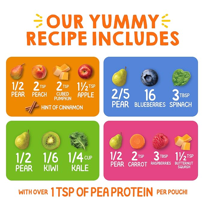 Happy Tot Organics Love My Veggies and Fiber & Protein Variety Packs - Image 5