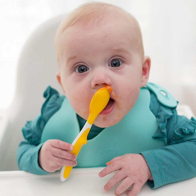 Dr. Brown's Baby Bib with Adjustable Collar and Fox Design, 100% Silicone & - Image 8