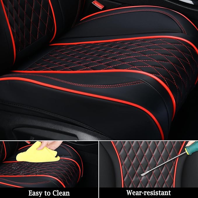 Doogo Front Car Seat Covers, Seat Covers 2 Piece, Automotive Seat Covers - Image 5