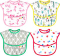 Accmor Baby Bibs, Waterproof Baby Toddler Bibs, Apron Smock Bib by Accmor