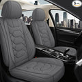 Pariitadin Leather Car Seat Covers Full Set, Waterproof Breathable Faux Leather by Pariitadin