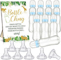 TrelaCo Safari Cool Baby Shower Games Bottle Chug Sign Wooden Jungle Animals by TrelaCo