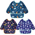 Lictin 3 Packs Baby Bibs for Boy or Girl, Cute Long Sleeve Bib, Waterproof Bibs by Lictin